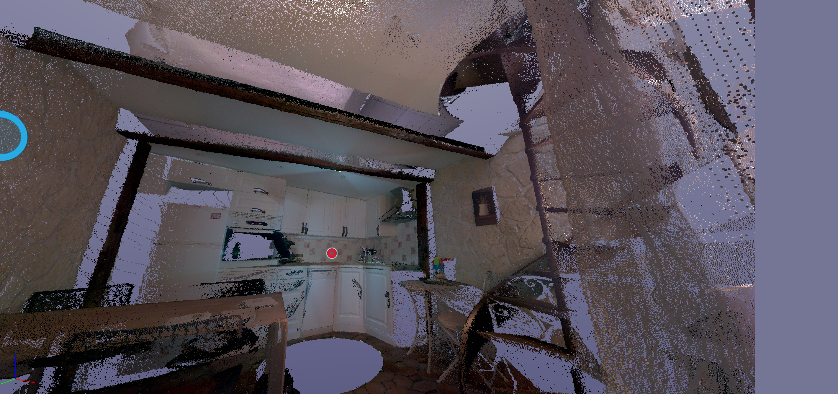 Découvrez l'histoire cachée d'une maison du Suquet à Cannes grâce à notre relevé 3D avec Leica BLK 360. Une révélation en 3D signée SANAGI Nous avons enregistré une image du Nuage de point du Rez-de-Chaussée.